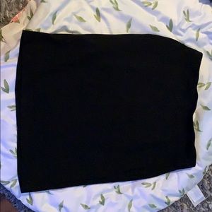 Black pencil skirt